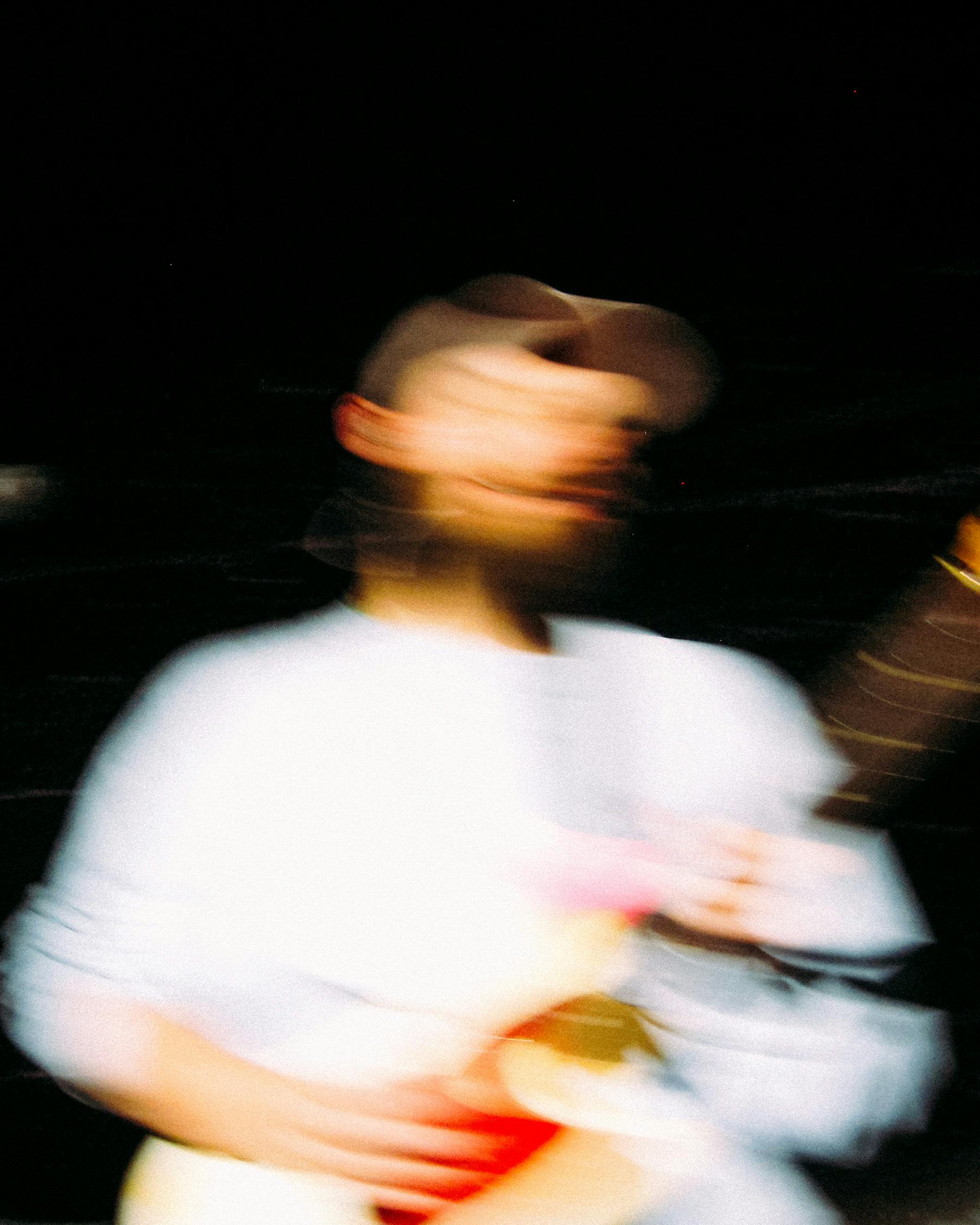 san holo shredding guitar all blurred